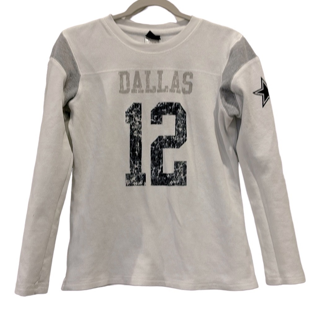 Women’s Reebok Vintage Dallas Cowboys NFL 12 Thermal Top M​​​​​​​​​​​​​​​​​